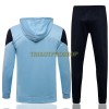 Manchester City Hooded Trainingsjacke 2022-23 Hellblaue Für Herren